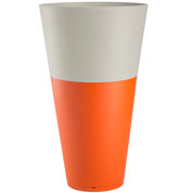 Vaso Tokyo - Laranja / Cinza - D.50 A.80 cm